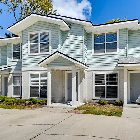 Fernandina Beach Townhome, Steps To Public Beach Exterior photo